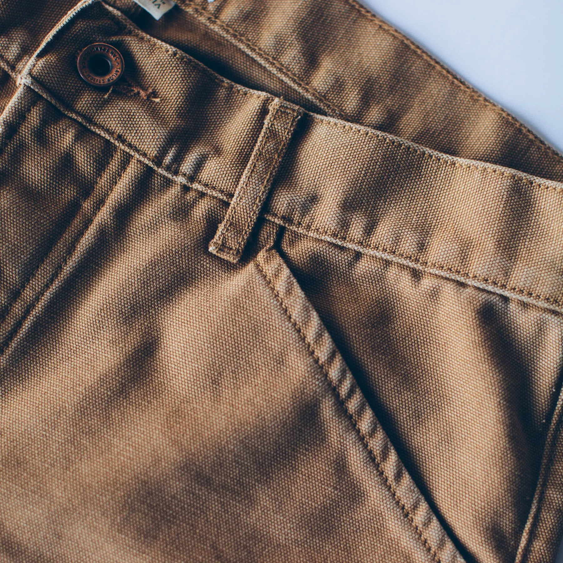 The Camp Pant in Washed Sawdust Canvas