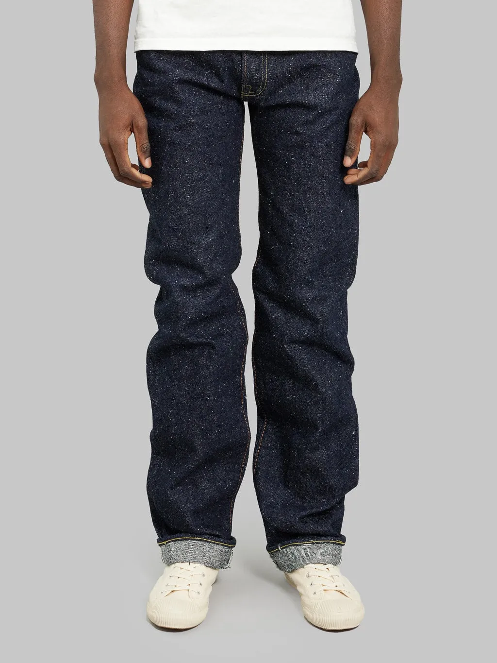 The Strike Gold 0103KE "Keep Earth" Natural Indigo Regular Straight Jeans