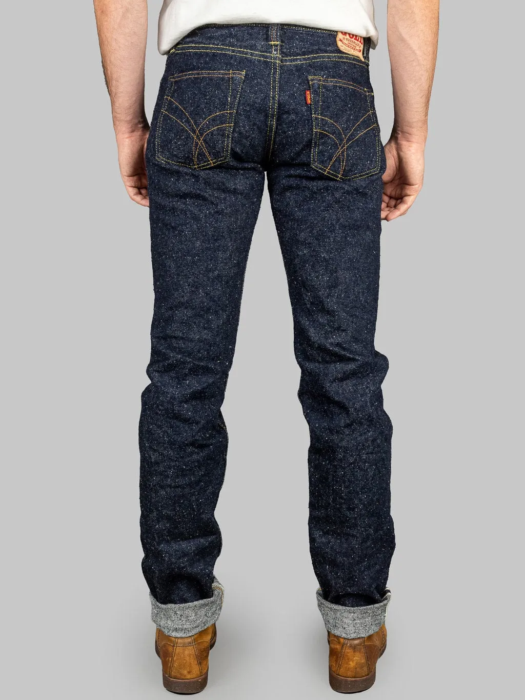 The Strike Gold 0104KE "Keep Earth" Natural Indigo Straight Tapered Jeans