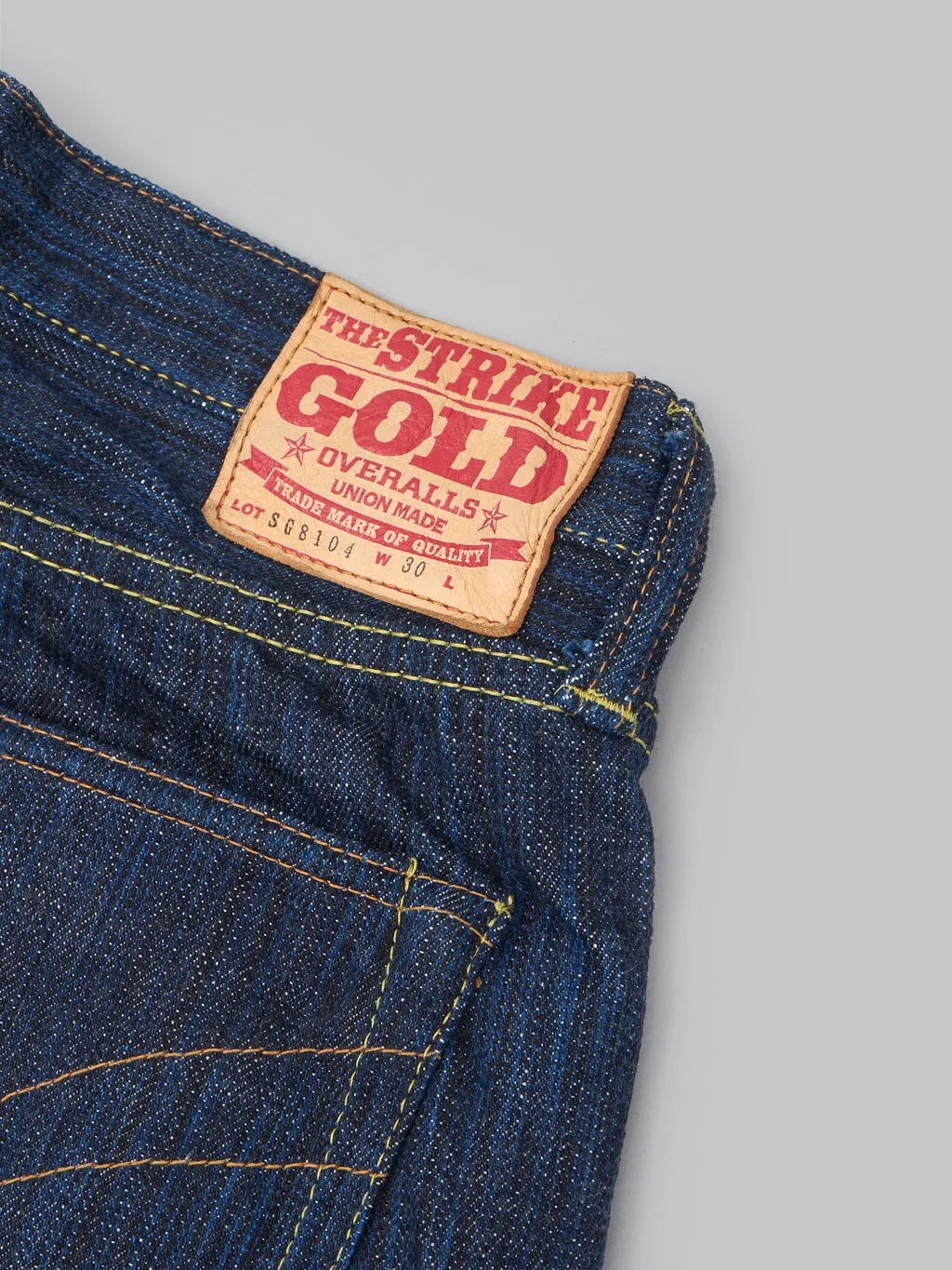 The Strike Gold 8104 "Shower Slub" Straight Tapered Jeans