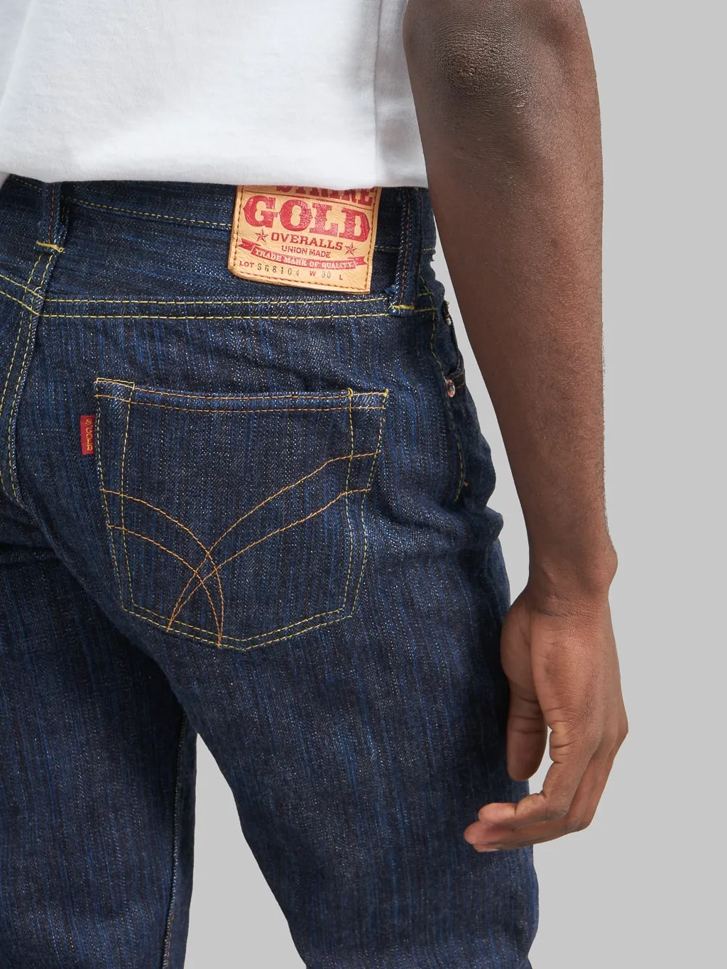 The Strike Gold 8104 "Shower Slub" Straight Tapered Jeans