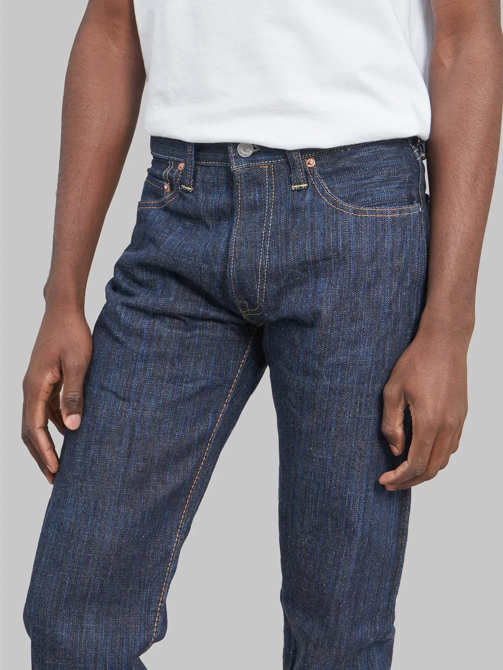 The Strike Gold 8104 "Shower Slub" Straight Tapered Jeans