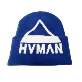 TRIANGLE KNIT CAP IN CLASSIC BLUE