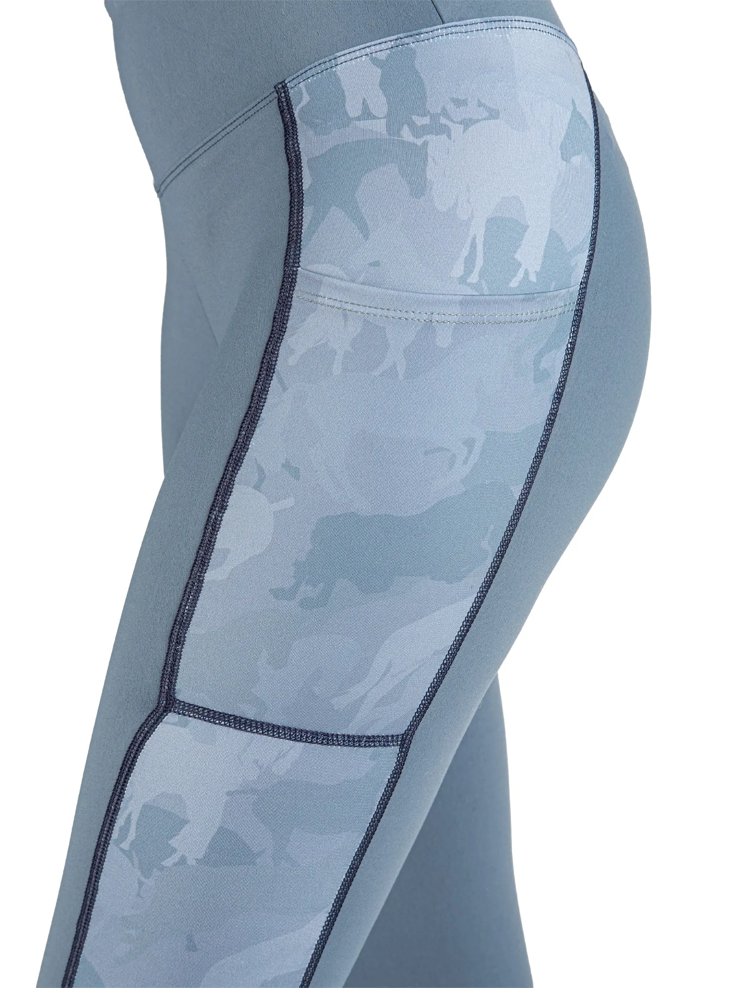 TRYON BLUE CAMO RIDING LEGGING