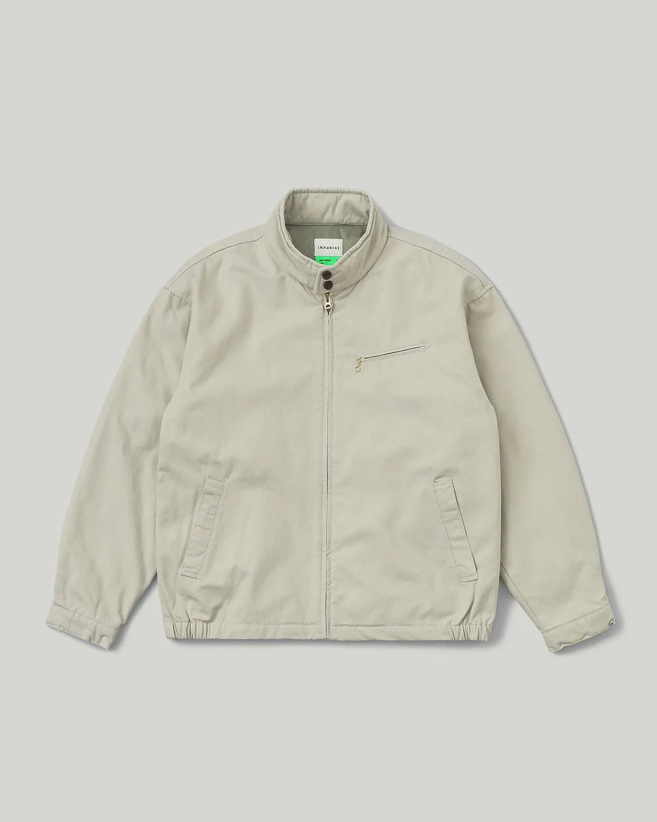 Washed Club Jacket Stone