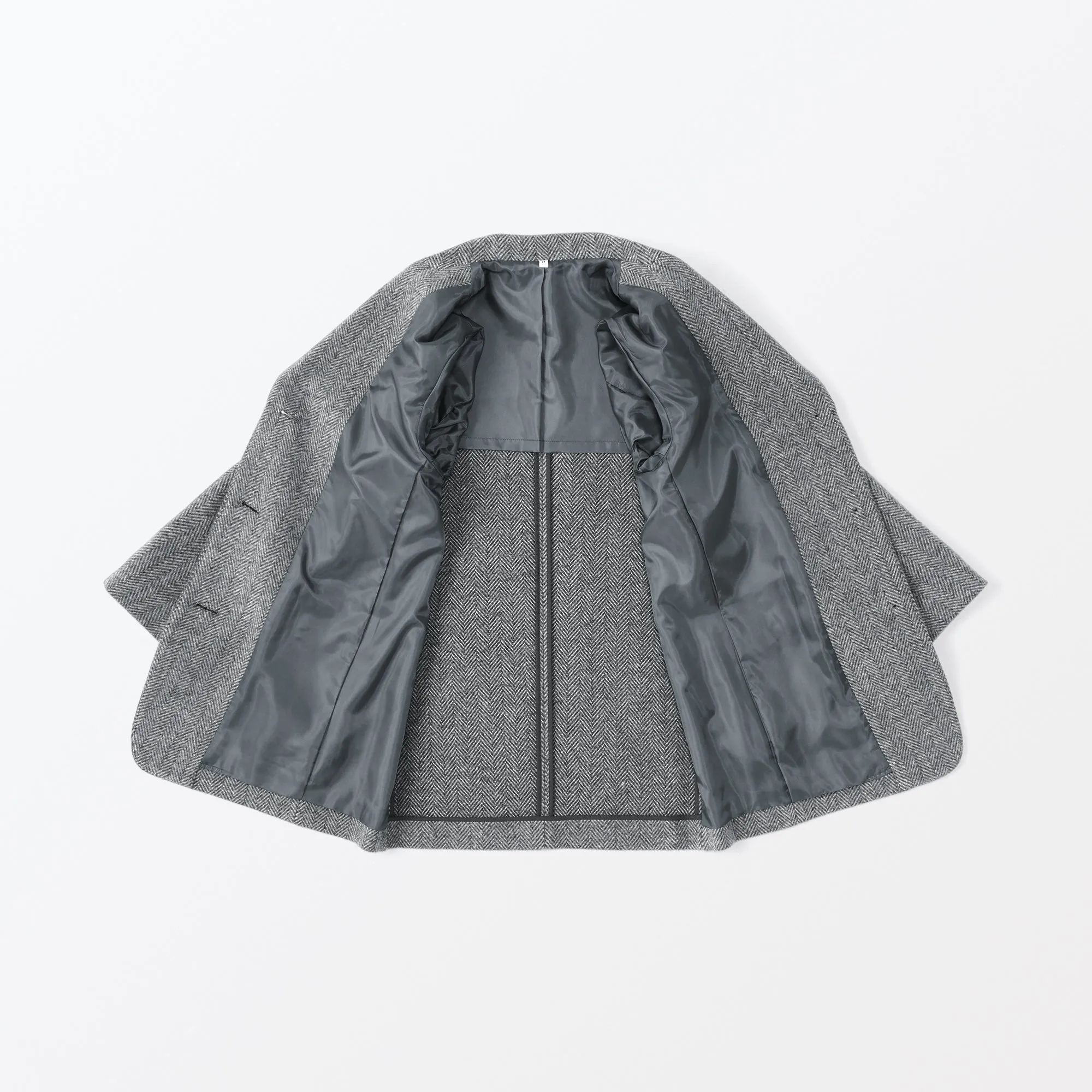 Women's Reclaimed Wool Blend Jacket Coat