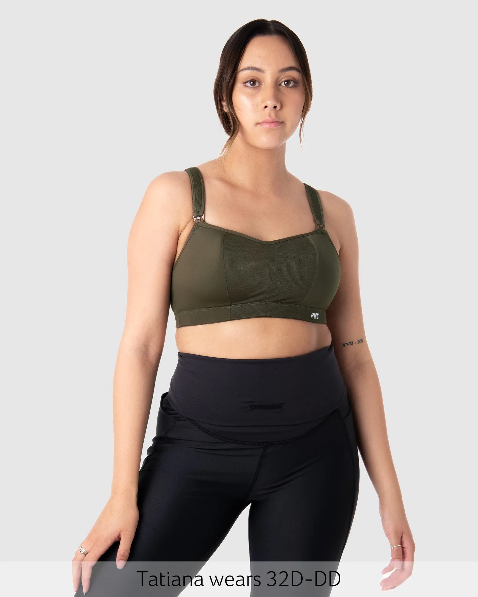 ZEN SPORTS OLIVE NURSING BRA - WIREFREE